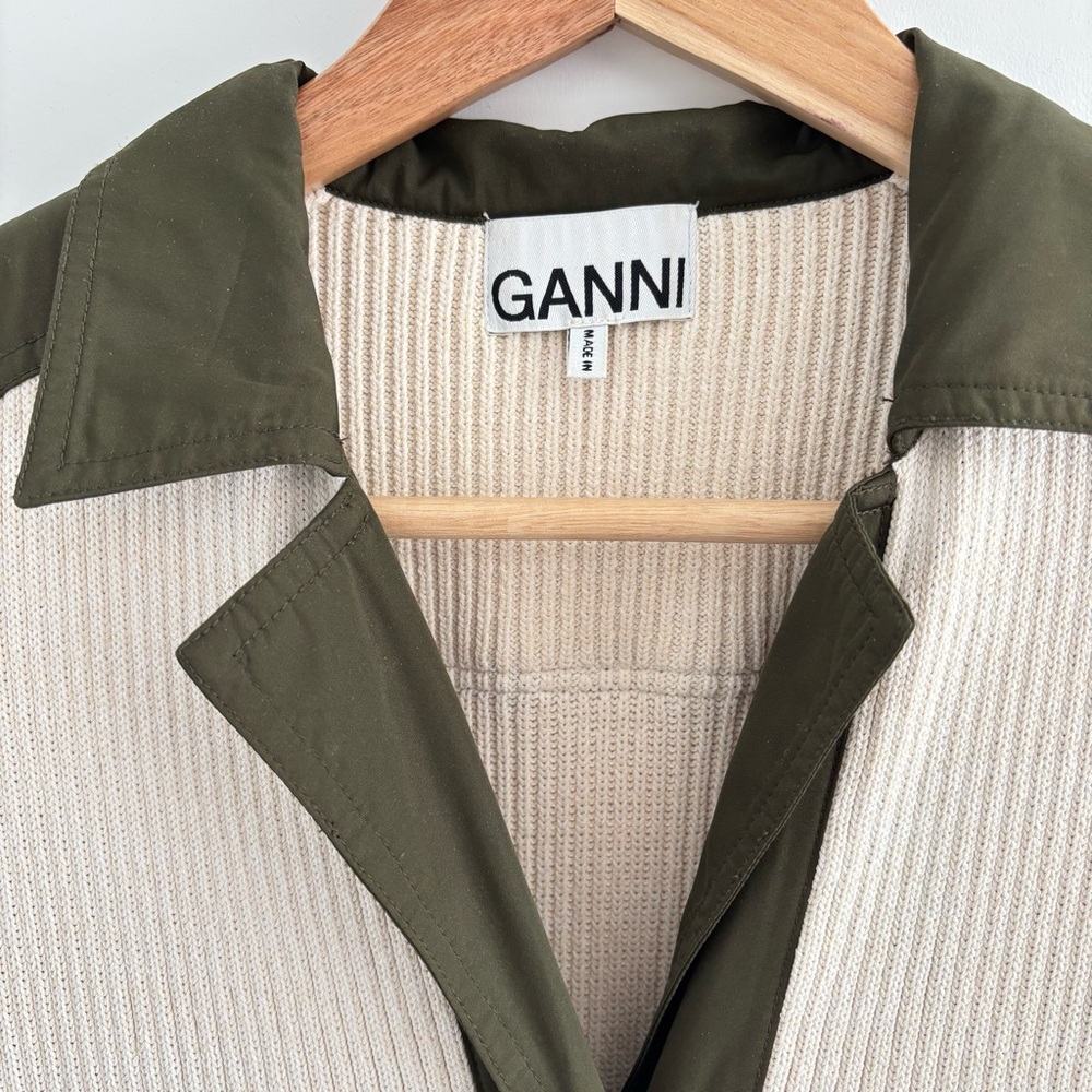 GANNI Ribbed Knit Dress - Picture 3 of 8